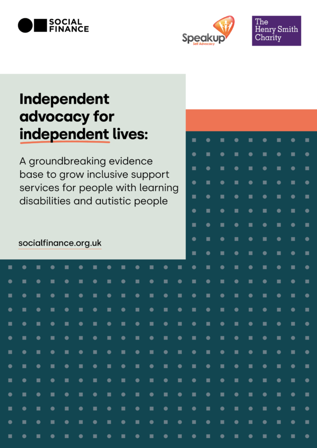 Preview of the PDF titled Independent advocacy for independent lives